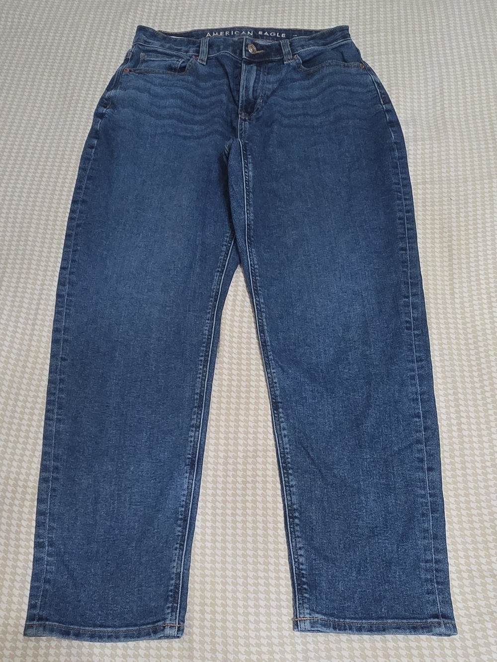 American Eagle Outfitters Men’s Dark Blue Relaxed Jeans